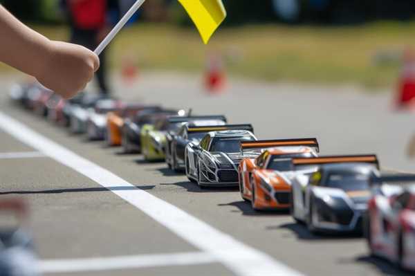 Preparación previa para el transporte de coches de competición